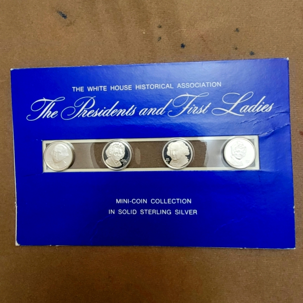 Mini-coin collection in solid sterling silver